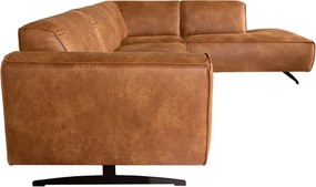 Hoekbank - Lambada - rechts - leer Colorado cognac 03