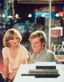 Foto Michelle Pfeiffer And Robert Redford, Up Close & Personnal 1996 Directed By Jon Avnet, (30 x 40 cm)
