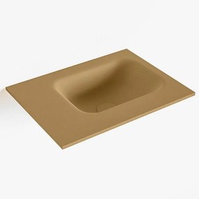 Mondiaz LEX Fontein - 40x30x0.9cm - wasbak Rechts - zonder kraangaten - voor toiletmeubel - Solid surface - Oro F51103Oro