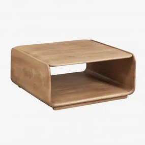 Vierkante Salontafel Van Tinsley-hout Mangohout & 75 X 75 Cm - Sklum