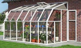 Tuinkamer Sun Room Palram - Canopia 2 x 4,48 m wit