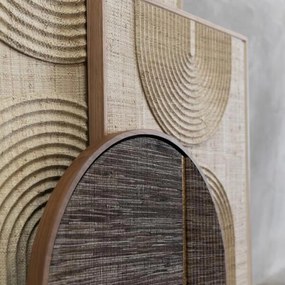 Must Living Contemporary Gold Rond Wandpaneel Bruin Met Goud Small
