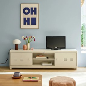 TV-meubel van metaal, breedte 180 cm, LIVONA