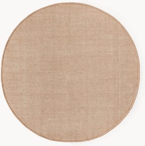 Rond wollen vloerkleed Amaro, handgeweven