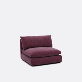 Zitelement voor modulaire sofa, in gestructureerde stof, Malo