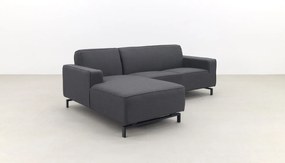 Boavista Sunbrella loungebank chaise longue - Sooty - 2-delig - rechts