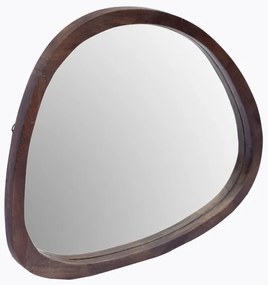 Livingfurn Joy wandspiegel 80cm donkerbruin