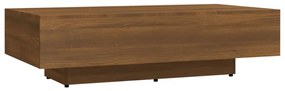 vidaXL Salontafel 115x60x31 cm bewerkt hout bruineikenkleurig