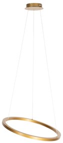 Hanglamp goud 60cm incl. LED 3-staps dimbaar - Girello