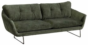 3 zitsbank - Kuddar - velours Adore Hunter groen 156
