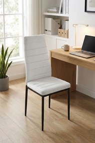 Set 4 Lauter Fluwelen Stoelen