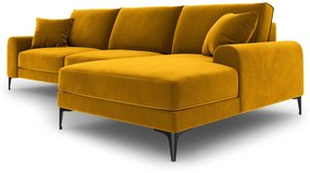 4.5-zitshoekbank Madara rechts velvet | Mazzini Sofas