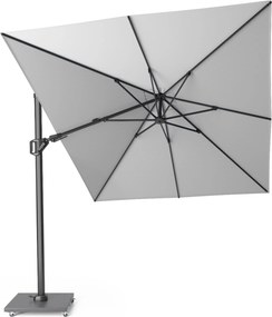 Platinum Challenger zweefparasol 3.5x2.6 m T2 (excl. voet) Licht grijs