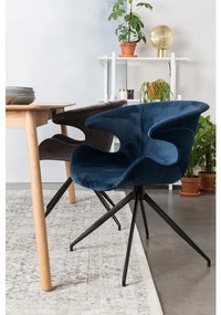 Zuiver Mia Eetkamerstoel Blauw Velvet