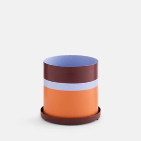 Bloempot van geverfd ijzer, diameter 13,5 cm, PALAVAS