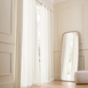 Gordijn in gewassen linnen met oogjes, Private