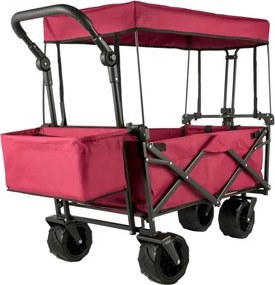 VEVOR Opvouwbare Wagenwagen Product Afmetingen 92,7 x 54,3 x 98,5 cm Multifunctioneel  Tuinwagen Max. Draagvermogen 100 kg Opvouwbare Tuinwagen, Opvouwbare Handkar met 2 Klittenbandsluitingen