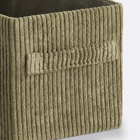 Opplooibare mand, geribd fluweel, Veloudo