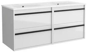 Muebles Resh badkamermeubel 120cm zonder kraangaten wit mat