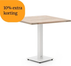 + 10% kassakorting | Tuin eettafel Forza  | Vierkant  | Tuintafel Kunststof | 80x80cm | 2 personen | Kees Smit Tuinmeubelen