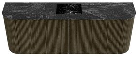 Mondiaz Joya DLux 115cm toiletmeubel ronding links/rechts shadow met wastafel faye midden 1 kraangat lava