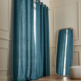 Gordijn in gewassen linnen met oogjes, Private