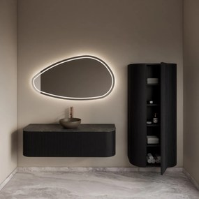 Gliss Design Alluro kolomkast 160cm black veneer