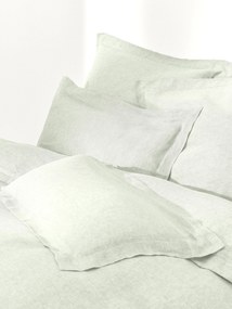 Linnen dekbedovertrek Linna met bies
