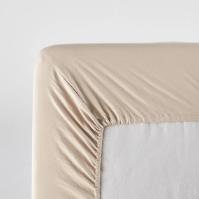 Hoeslaken van gewassen microvezel, gerecycled polyester,  hoogte 30 cm