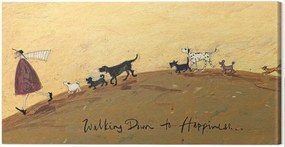 Schilderij op canvas Sam Toft - Walking Down To Hapiness