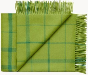 Wollen plaid Warp met franjes
