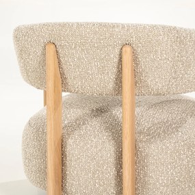 Armleuningstoel Boucle Taupe