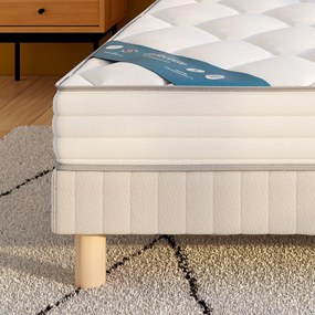 Matras in latex en traagschuim H17cm