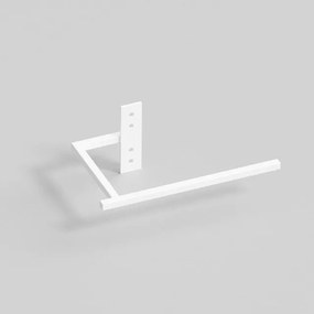 Vasco Beams handdoekbeugel - 24cm - wit structuurlak S600 118370000000600