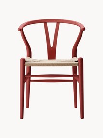 Houten Wishbone Chair CH24 met gevlochten zitvlak