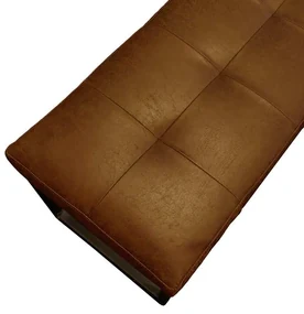 Eetkamerbank - Atlanta - leer Colorado cognac 03 - 200 cm