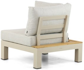 Loungeset 5 personen Aluminium/Teak Taupe Lifestyle Garden Furniture Vittoria