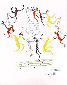 Kunstdruk La ronde de la jeunesse, Pablo Picasso