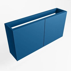 Mondiaz FOWY fonteinonderkast - 80x22x50cm - 2 deuren - push to open - softclose - Jeans FOWYTO80Jea2D