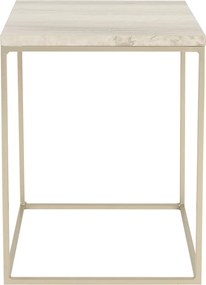 Zuiver Stray Bijzettafel Marmer Natuursteen - 35 X 35cm.