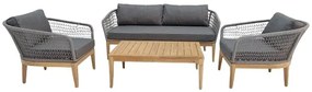The Outsider Stoel-bank Loungeset - Palolo - Acacia - Antraciet - The Outsider