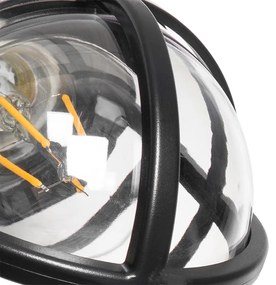 Moderne buiten wandlamp zwart IP54 - Joeri