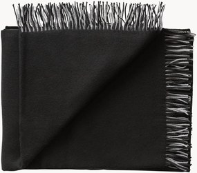Wollen plaid Secret met franjes