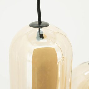 By-Boo Shona Round Trapse Hanglamp Amberglas