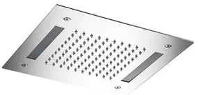 Hotbath Mate inbouwhoofddouche vierkant 30x30cm met LED verlichting en watersensor chroom M174CR