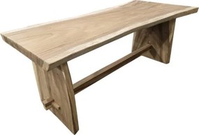 Showroommodel Boomstamtafel 200x70-80xH77,5 cm - bladdikte 6 cm