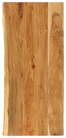 vidaXL Wastafelblad 140x55x2,5 cm massief acaciahout