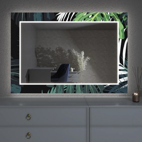 LED spiegel met decor D17