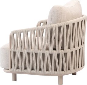 Taste by 4 Seasons Santino loungestoel Latte Loungestoel   beige weerbestendig