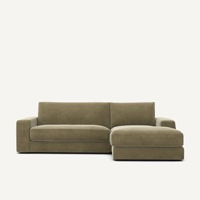 Linnen fluwelen hoekbank, SKANDER